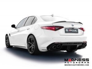 Alfa Romeo Giulia Performance Exhaust - 2.9L QV - REMUS - Cat Back w/ REMUS Sound Controller - Polished Straight Cut Tips